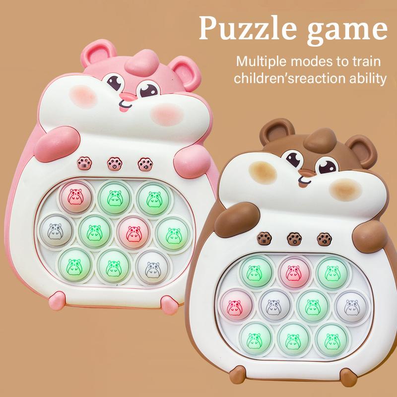 Cute groundhog Quick Push Console with Instant Sound Feedback Pop The Target Fast Push Game