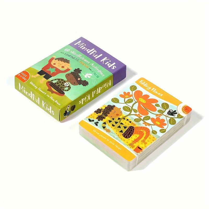 Mindfulness Kids Card Game, 1 Box Mindfulness Kids Card Game, Fun & Interactive Party Activities for Teens & Adults, Office Stationery & Supplies