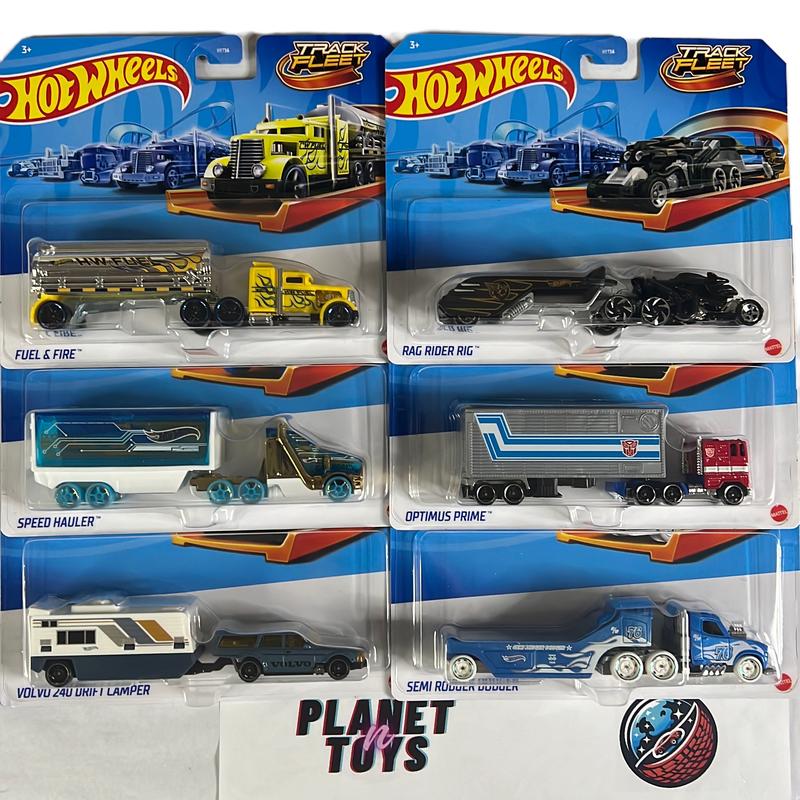 Hot Wheels Assorted Diecast Car - Scale 1:64 - Track Fleet true