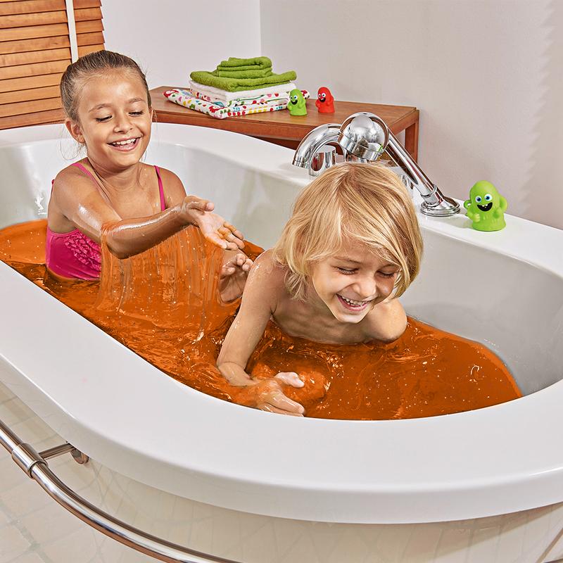 Slime Baff 4 Use Aqua & Orange Slime - The Perfect Gift Party Bag Filler - Aqua & Orange Squishy Slime