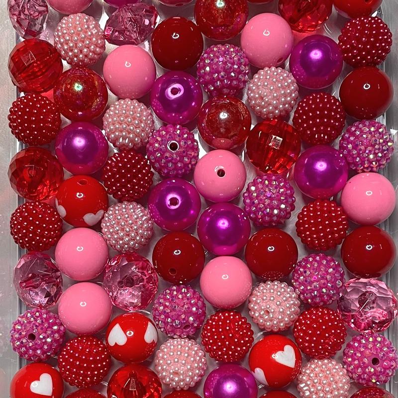 Valentine=%2=-- Mix 20mm Bubble Gum Bead Mixes Red Chunky Bead Mixes--=%2=- valentine=%2=----=%2=- day=%2=-- valentine day