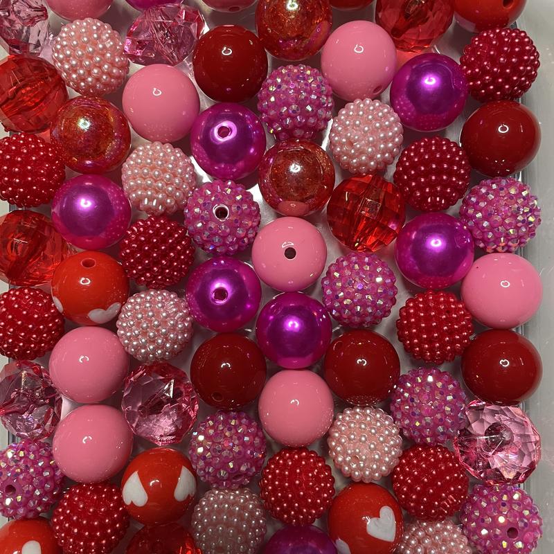 Valentine=%2=-- Mix 20mm Bubble Gum Bead Mixes Red Chunky Bead Mixes--=%2=- valentine=%2=----=%2=- day=%2=-- valentine day