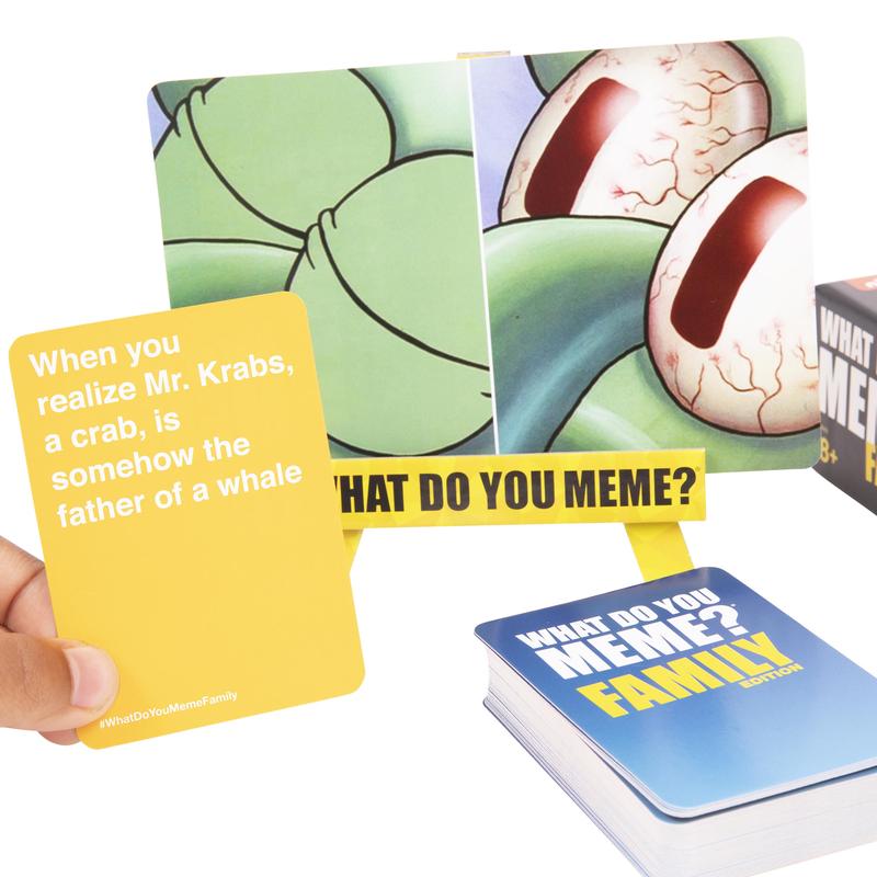 What Do You Meme? SpongeBob Family Edition Card Game - Hilarious Memes for All Ages