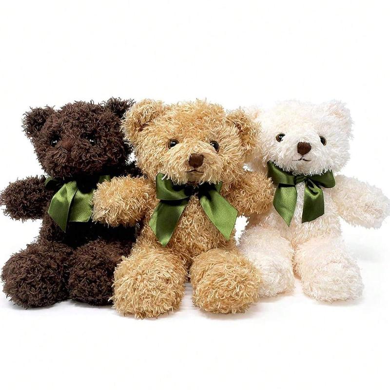 Huggable Teddy Bear Plush Toy, 1 Count Cute Design Bear Stuffed Animal, Quality Material for Every Moment, Skin-friendly and Perfect for Kids Gifts