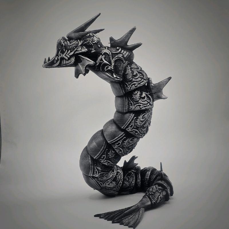 Gyarados 3d Printed Deluxe Size Pokemon Statue