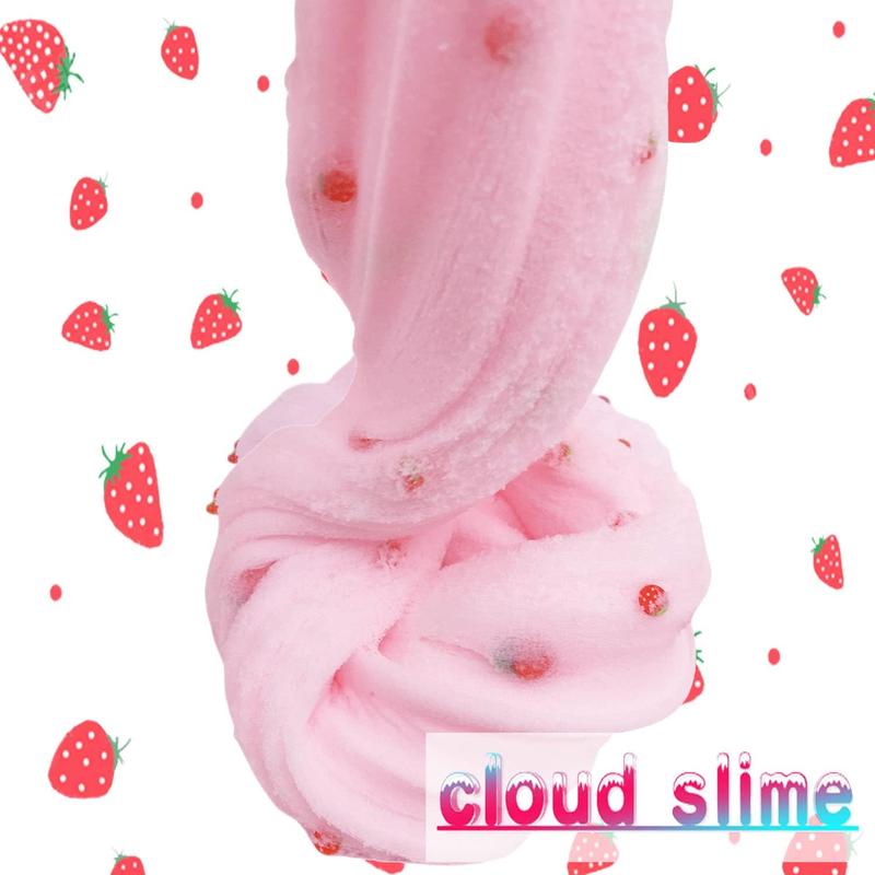 2Pack Cloud Slime Supplies Stress Relief Toy Scented DIY Putty Sludge Toy Gifts for Girls and Boys