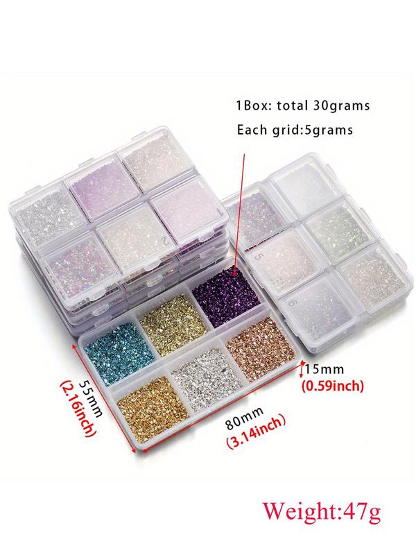 Mixed Color Glass Jewellery, DIY Resin Mold Filling Irregular Jewellery, Jewelry Making Accessories for Nail Art Decoration