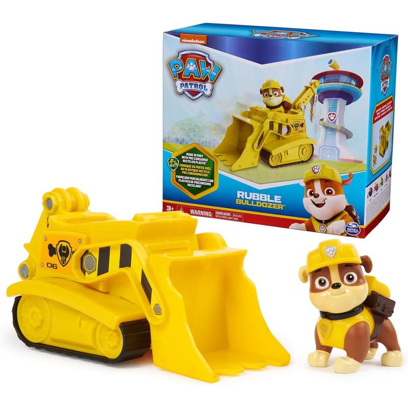 Paw Patrol, Chase’s Patrol Cruiser, Toy Car with Collectible Action Figure, Sustainably Minded Kids Toys for Boys & Girls Ages 3 and Up