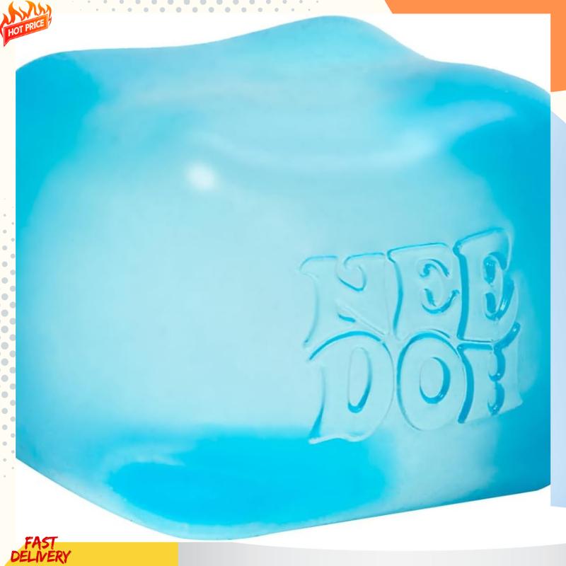 Schylling NeeDoh Nice Cube - Sensory Squeeze Toy with Super Solid Squish - 2.25