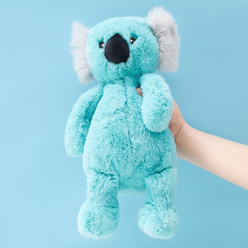 Cute and lovely koala plush doll toys, creative blue wombat animal dolls, plush animals and plush toys, children's sleep pillows, girls high value ragdoll doll gifts, birthday gifts, holiday, memorial gifts