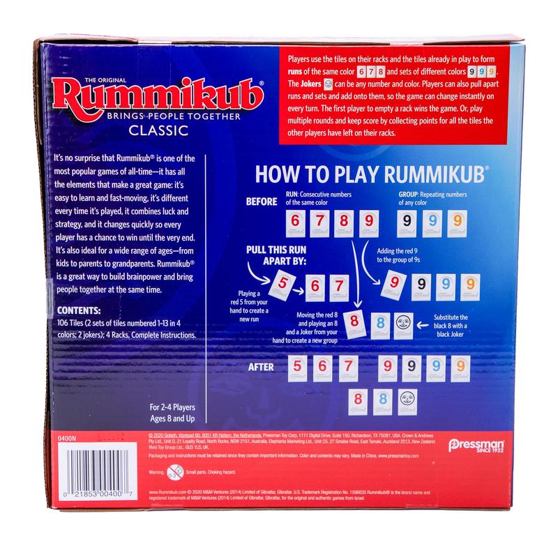 Rummikub - The Original Rummy Tile Game by Pressman