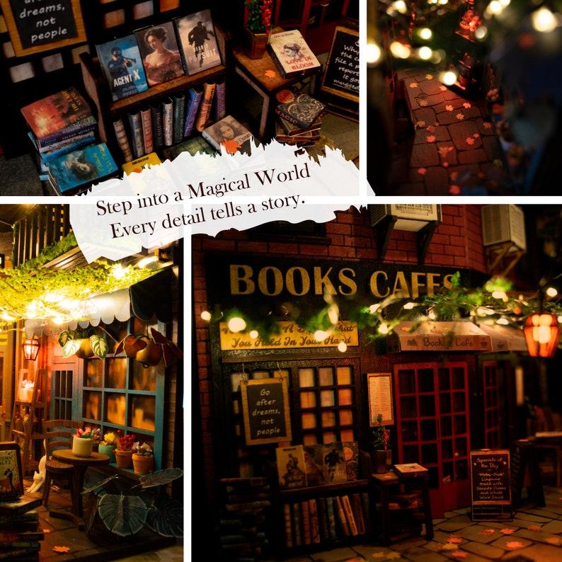 Dreamy MiniAlley Book Nook - Cozy Magical Reading - Booknook DIY kit Assembled