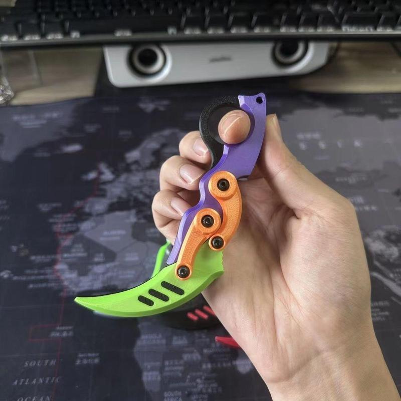 [Built in magnet] 2024 new  Fidget Slider 3D Printed Fidget Toy GadgetNovelty Toy Toys Stress Relief Relax Finger Toy Ring Fingertip TexturedSpinner Flip ASMR ADHD 3+