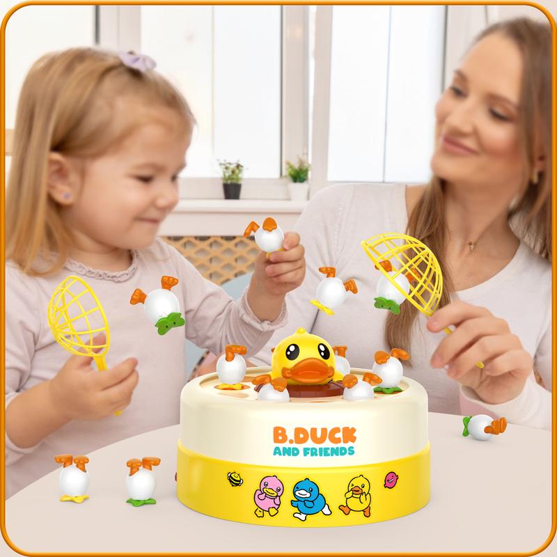 B.Duck Games, Bounce and Catch Duck Board Games, Family Games Toys, Catching Music Games, Preschool Toys, Birthday Gifts