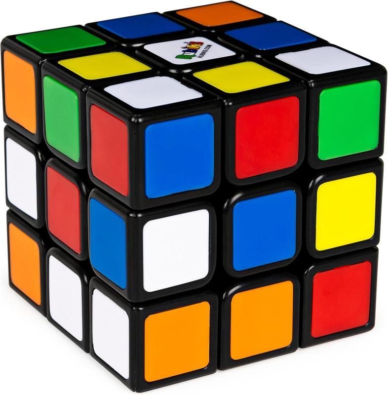 Rubik's Cube 3x3 Puzzle Fidget Toy for Stress Relief and Brain Teasers - Ages 8+