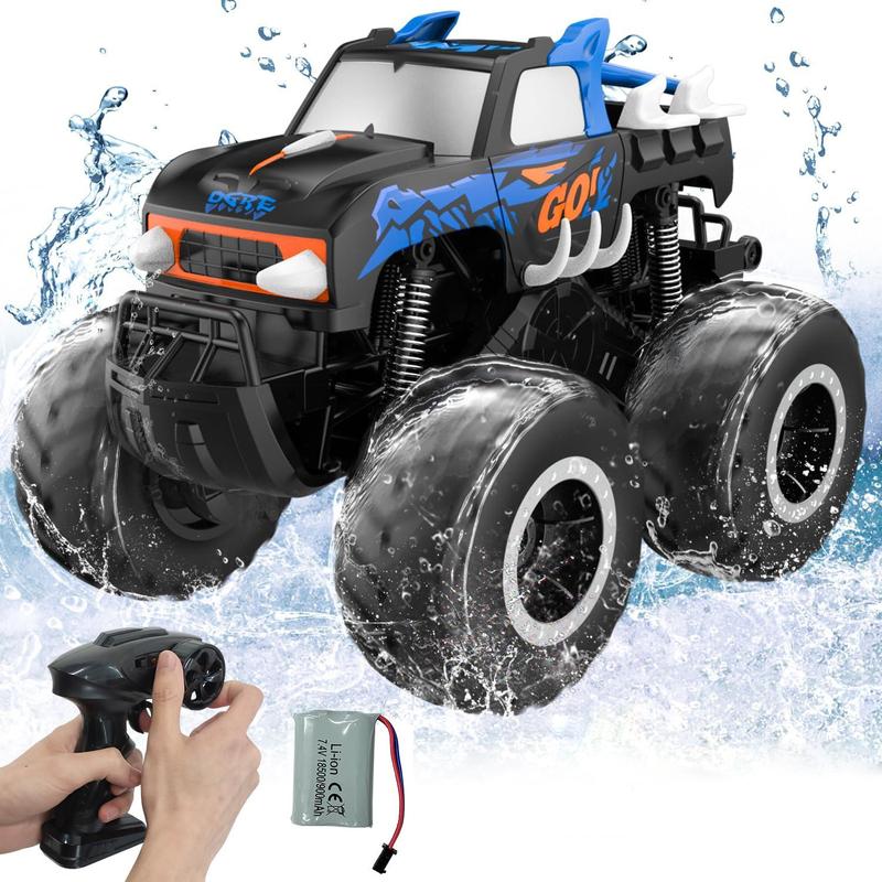 Remote Control Off-road Car, 1 Box 1:16 RC Car Truck Toy, Waterproof All Terrain 4WD Off-road Car, Gifts for Boys & Girls Ages 6+