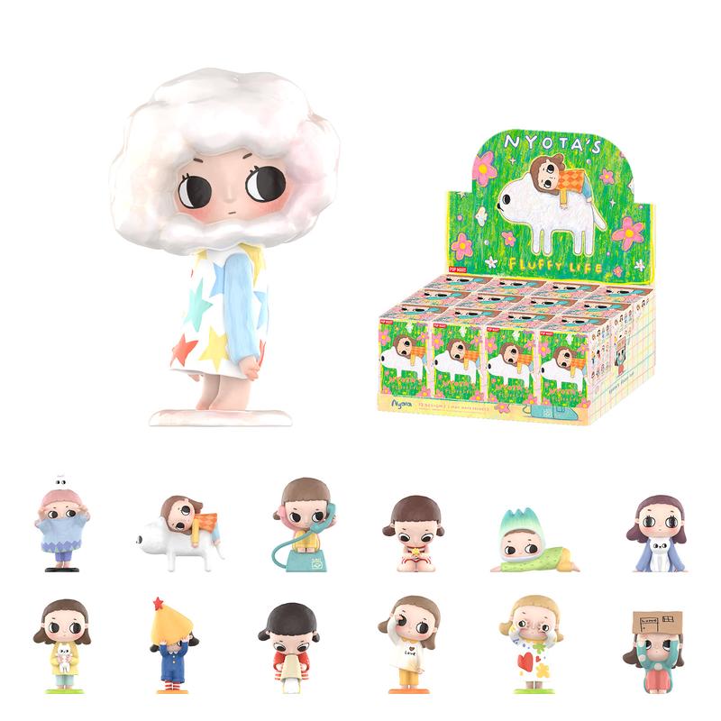 POP MART Nyota's Fluffy Life Series Figures, Whole Set