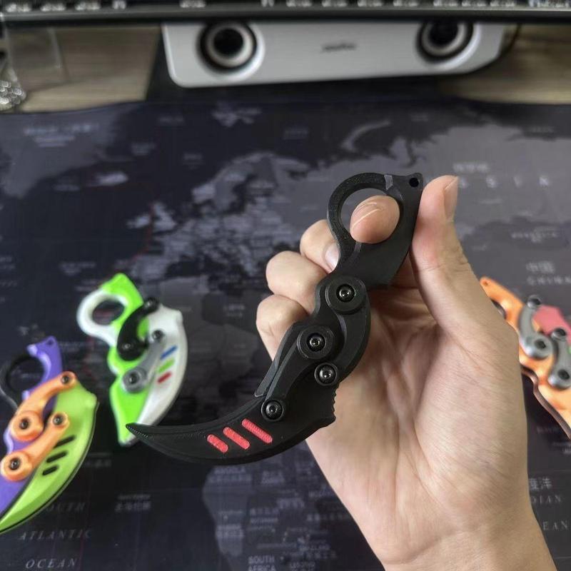 [Built in magnet] 2024 new  Fidget Slider 3D Printed Fidget Toy GadgetNovelty Toy Toys Stress Relief Relax Finger Toy Ring Fingertip TexturedSpinner Flip ASMR ADHD 3+