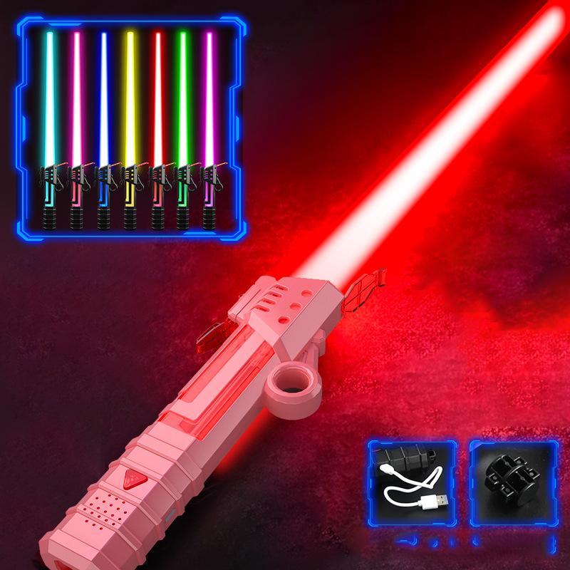 Children's toy,Dark Light Up Saber for Adult Sword Kid,stretchable,Cool,Pink,Black,Blue,Silver