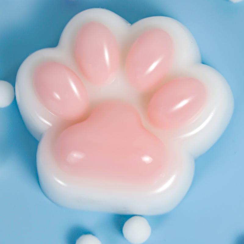 2025 Fluffless Sticky Stress Relief Toys Taba Taba Squishy Cat Paws Unique Gift for Kids and Adults Squeeze Toys Catpaw Squishies Slow Rebound Toy, Hamster Cat Claw PinchToy relief toy gamer toy relax toy fushigi ball