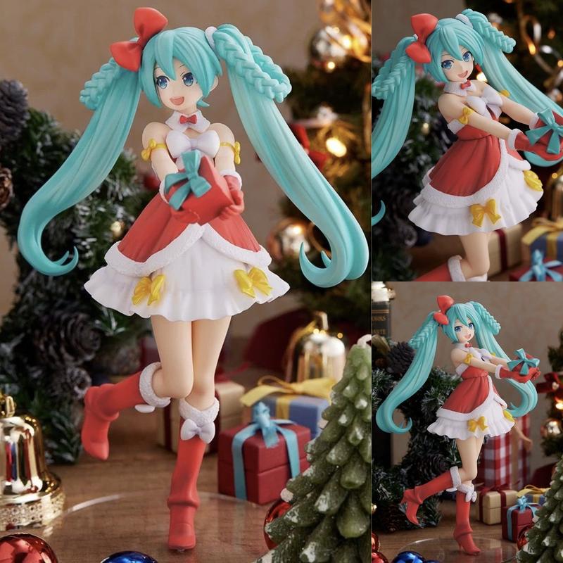 Christmas Hatsune Miku figure future two-dimensional chassis figure model desktop ornaments girls surrounding gifts