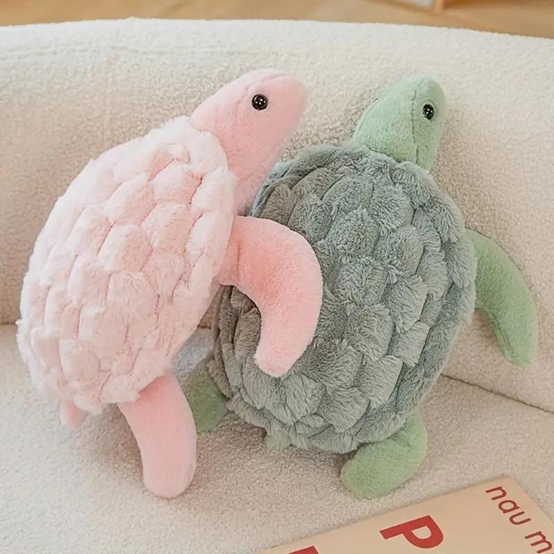 Cute Sea Turtle Design Plush Toy, Lovely Soft Stuffed Marine Animal Doll, Kawaii Plushie, Appease Doll for Teens Birthday Gift, Room Accessories