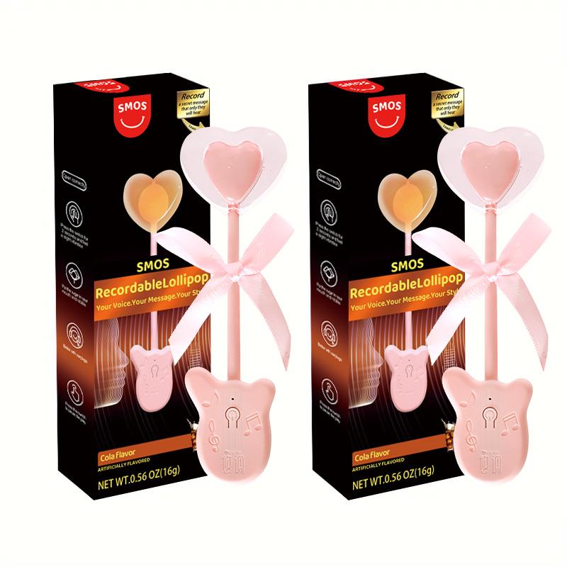 New recordable lollipops, bone-conduction lollipops, perfect forChristmas and Valentine's Day gifts,rechargeable to keep your voice alive