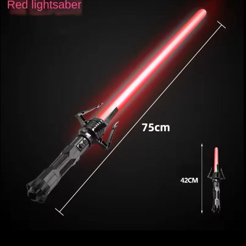 SaberGlow Dual Set - Two Crossguard Lightsabers (Red & Blue) for Epic Duels & Perfect Toy - Perfect for Star Wars Fans