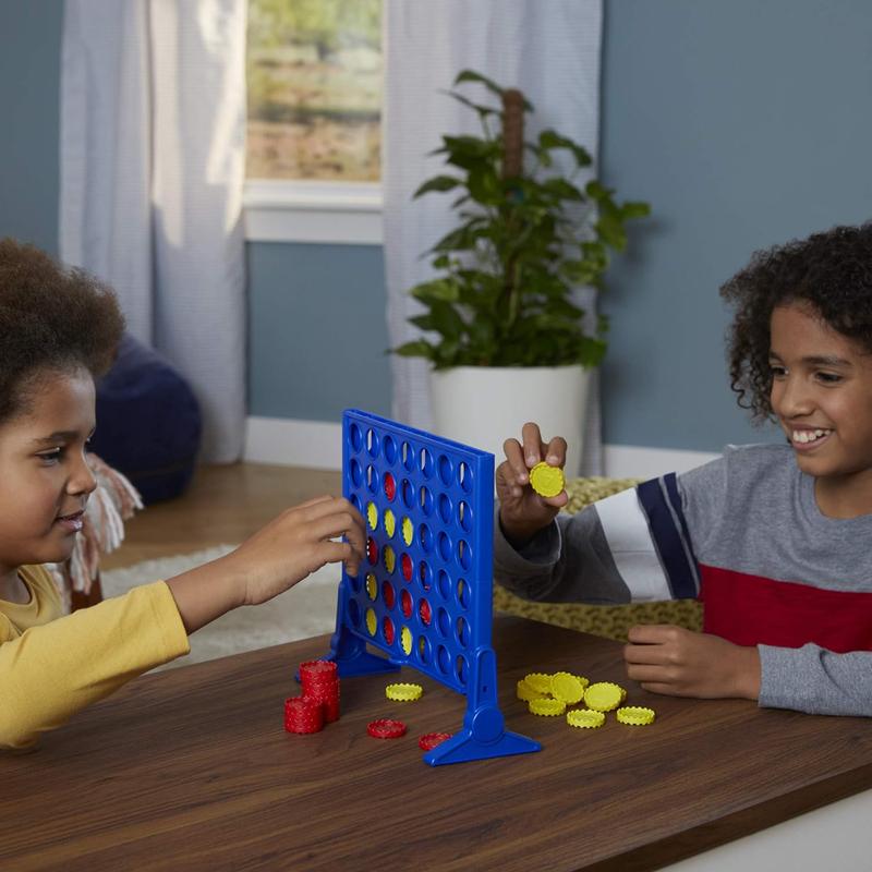 Hasbro Gaming Connect 4 Classic Grid: 4-in-a-Row Strategy Board Game for Kids & Families, 2-Player Fun, Ages 6+