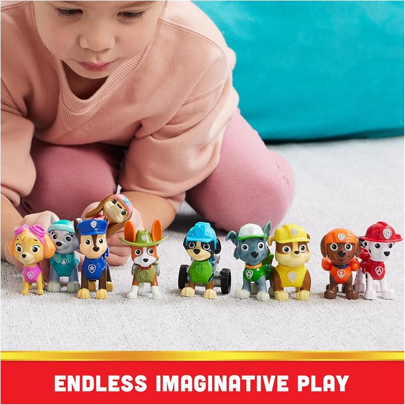 PAW Patrol 10th Anniversary All Paws On Deck Toy Figures Gift Pack with 10 Collectible Action Figures for Kids Ages 3 and Up