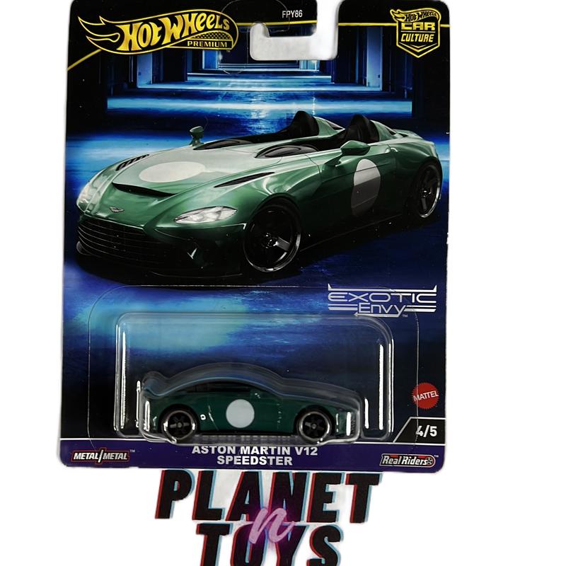 Hot Wheels Premium Car Culture 2024 Exotic Envy Set of 5 - Real Riders - 1:64 Cars