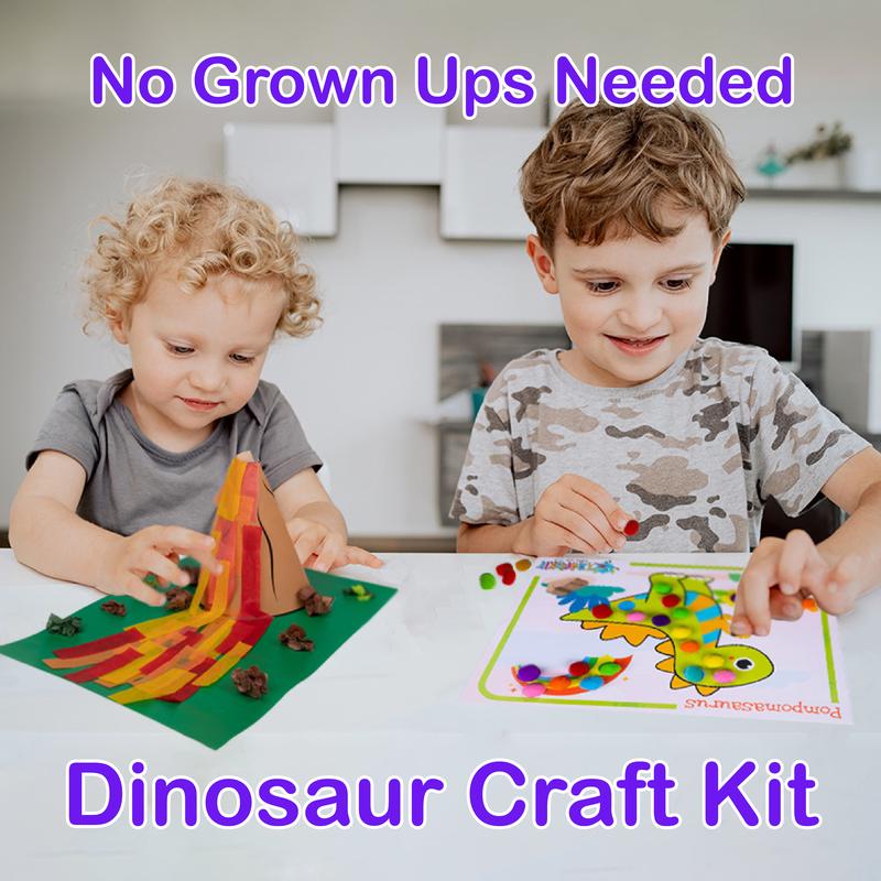 20 Crafts in a Box - Simple Paper Crafts for Kids Ages 3-8 - Low Mess - Easy to complete - All-Inclusive