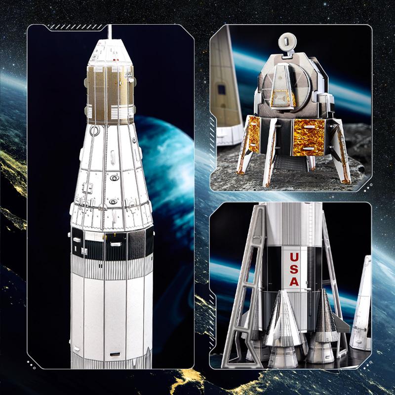 3D Puzzle NASA Apollo Saturn V Rocket