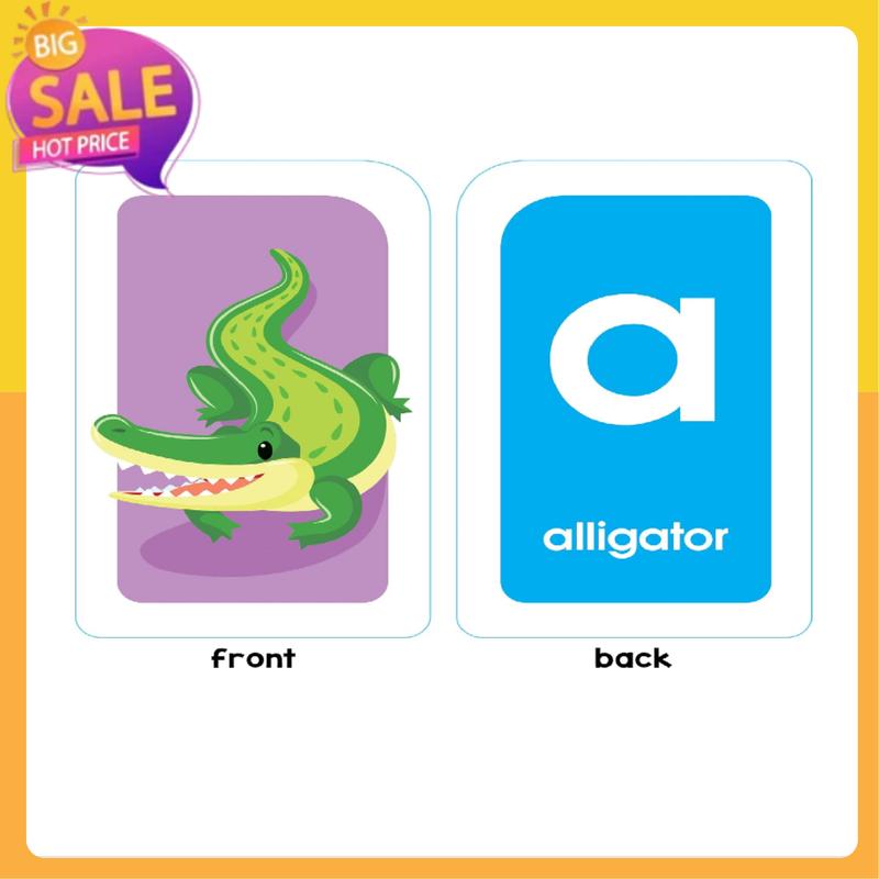 School Zone Alphabet Flash Cards: Learn the ABCs, Preschool & Toddlers, Letters & Phonics, Colorful & Fun Learning, 56 Cards Cards