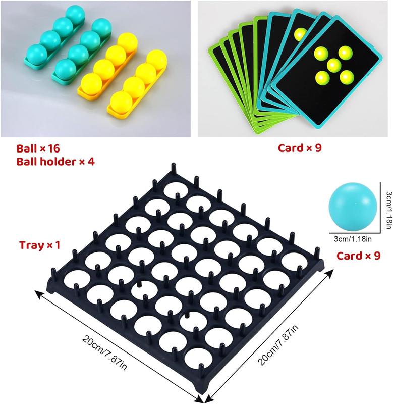 Bounce Ball Party Board Game Table Jumping Ball Toys, Jumping Ball Tabletop Game Family Party Games, Connect Four Board Games for Adults and Kids, 2-4 Palyers Family Party Games