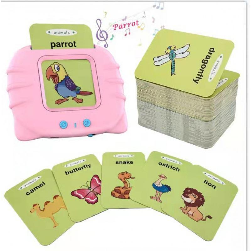 2024 New Audio Reading English Learning Machine Children's Puzzle Enlightenment Early Education Smart Card Machine