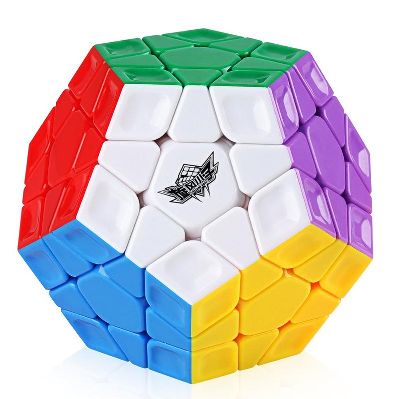 D-FantiX Cyclone Boys 3x3 Megaminx Stickerless Speed Cube Pentagonal Dodecahedron Cube Puzzle Toy speedcube rubixcubegame