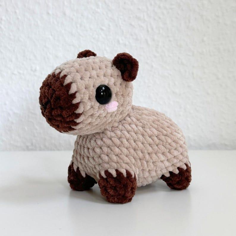 Capy-Ghost Crochet| Capybara with ghost outfit and pumpkin | Halloween amigurumi Crochet