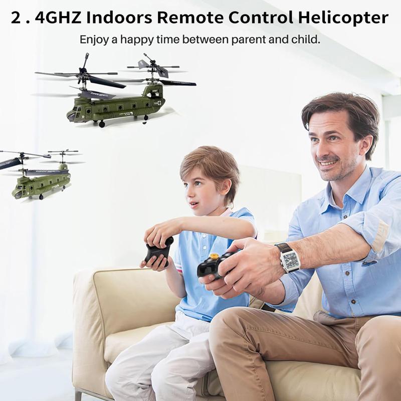 SYMA Remote Control Helicopter, 2.4G 3CH Dual Propellers Fixed Height Simulation Remote Control Military Transport Helicopter