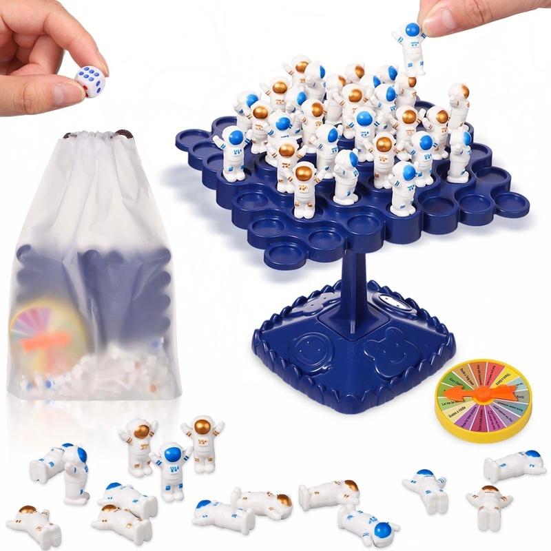 Balanced astronaut Game Toys,Perfect for party favors for kids,Balance Stacking Blocks Game，Perfect for Family, Parties, Travel,Boys Girls Gifts，Novelty Toy Gift for Kids or Friends