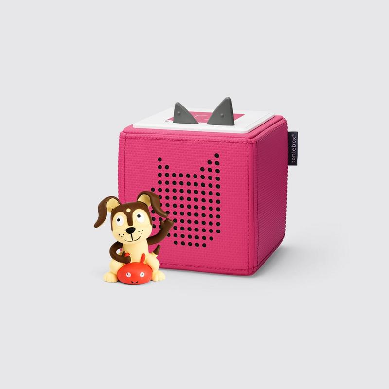 Tonies Pink Toniebox Starter Set with Playtime Puppy Tonie and Charging Station