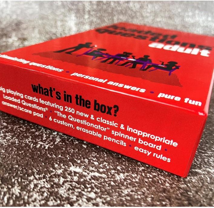 All Things Equal, Inc. ADULT LOADED QUESTIONS, a Rousing Adult Party Game, Over 300 Suggestive, Silly, Stimulating Questions, 4 to 6 Players, for Ages 17 and up