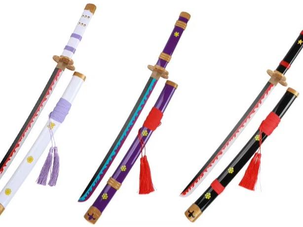 New Anime Cosplay Wood Swords 80Cm Katana Yama Enma Japanese Samurai Sword Katana Original