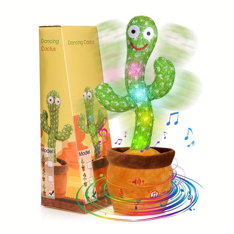 Talking Cactus Toys Christmas Gifts, Dancing Mimicking Repeat What You Say, Gift for Boys and Girls