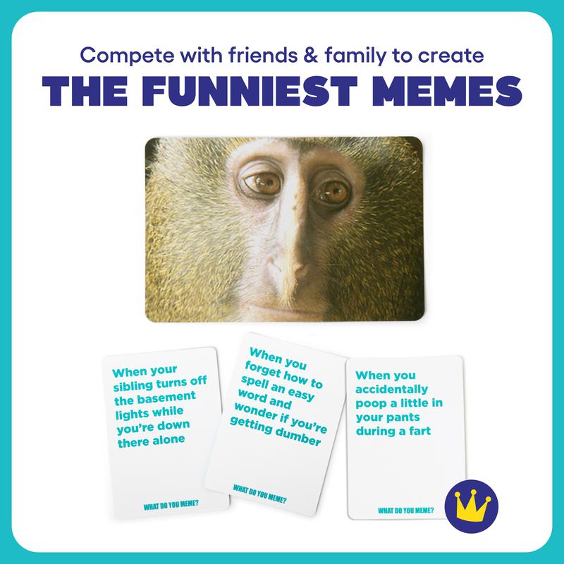 What Do You Meme? Family Edition - The Ultimate Family Card Game for Meme Lovers, Now with Refreshed Content