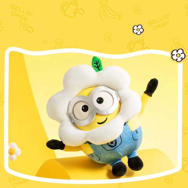 Minions Bob Disguised As Tim Series Stuffed Toys 9 Inch Little Minions Cute Sleeping Bedding Stuffed Animals Kawaii Plushies Pillow for Kids Toddler Toys Boys Girls  Christmas Gift