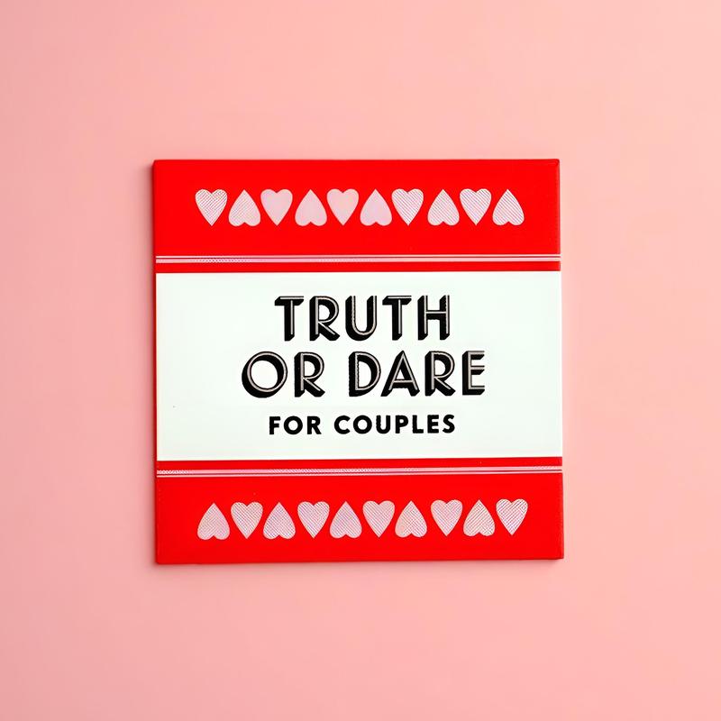 Truth Or Dare Themed Card Game, 1 Box Adult Couples & Family Game Cards, Party Game Supplies for Indoor & Outdoor