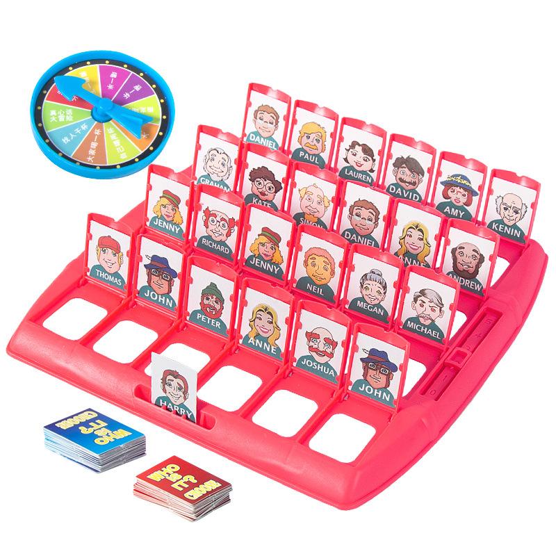 Guess Who I Am Parent-Child Interactive Puzzle Thinking Training Toy Double Play TikTok Board Game Mind Game