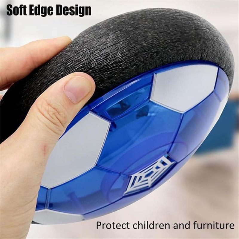 Hover Soccer Ball Football Toy Set LED Light Rechargeable Bumper Sports Games