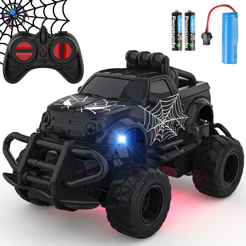 Remote Control Car for Boys 4-7, 1:43 Scale Mini RC Cars for Kids 3-5, RC Truck Christmas Birthday Gift for Toddlers 3 4 5 6 7 8 Year Old Boys (Black) rc car offroad  rc